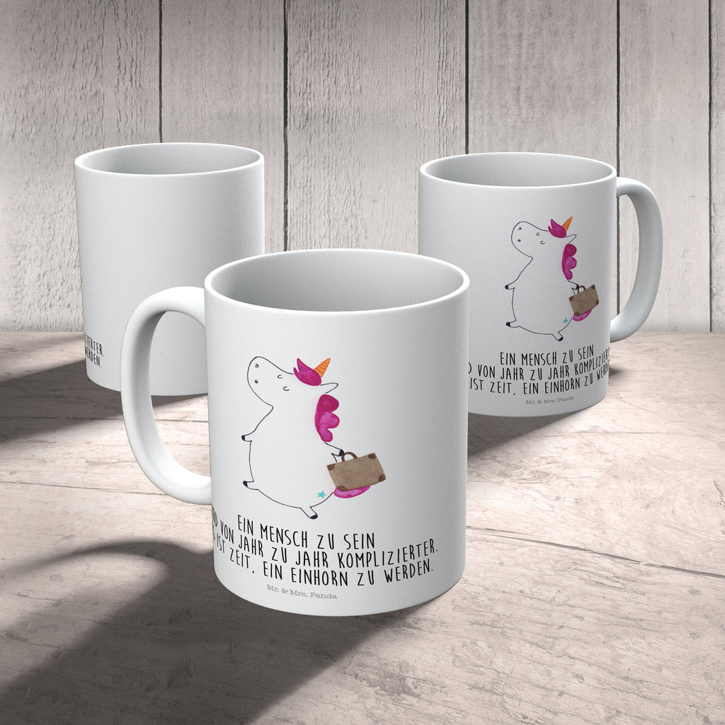 Kindertasse Einhorn Koffer Kindertasse, Kinder Tasse, Kunststoff Tasse, Kindergarten Tasse, Trinkbecher, Camping Becher, Kaffeetasse, Kunststoffbecher, Kindergartenbecher, Outdoorgeschirr, Kunststoffgeschirr, Reisebecher, Reisetasse, Kinderbecher, Bruchfeste Tasse, Bruchsichere Tasse, Plastik Tasse, Plastiktasse, Einhorn, Einhörner, Einhorn Deko, Pegasus, Unicorn, unicorn, Koffer, Verreisen, Reise, Gepäck, Abenteuer, Erwachsen, Kind, albern, Spaß, lustig, witzig