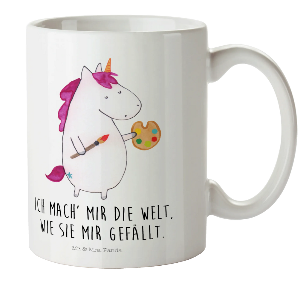 Kindertasse Einhorn Künstler Kindertasse, Kinder Tasse, Kunststoff Tasse, Kindergarten Tasse, Trinkbecher, Camping Becher, Kaffeetasse, Kunststoffbecher, Kindergartenbecher, Outdoorgeschirr, Kunststoffgeschirr, Reisebecher, Reisetasse, Kinderbecher, Bruchfeste Tasse, Bruchsichere Tasse, Plastik Tasse, Plastiktasse, Einhorn, Einhörner, Einhorn Deko, Pegasus, Unicorn, Englisch, Künstler, Artist, Malen, Zeichnen, Welt, Farbe, Stift, Pinsel, Geschenk, Maler