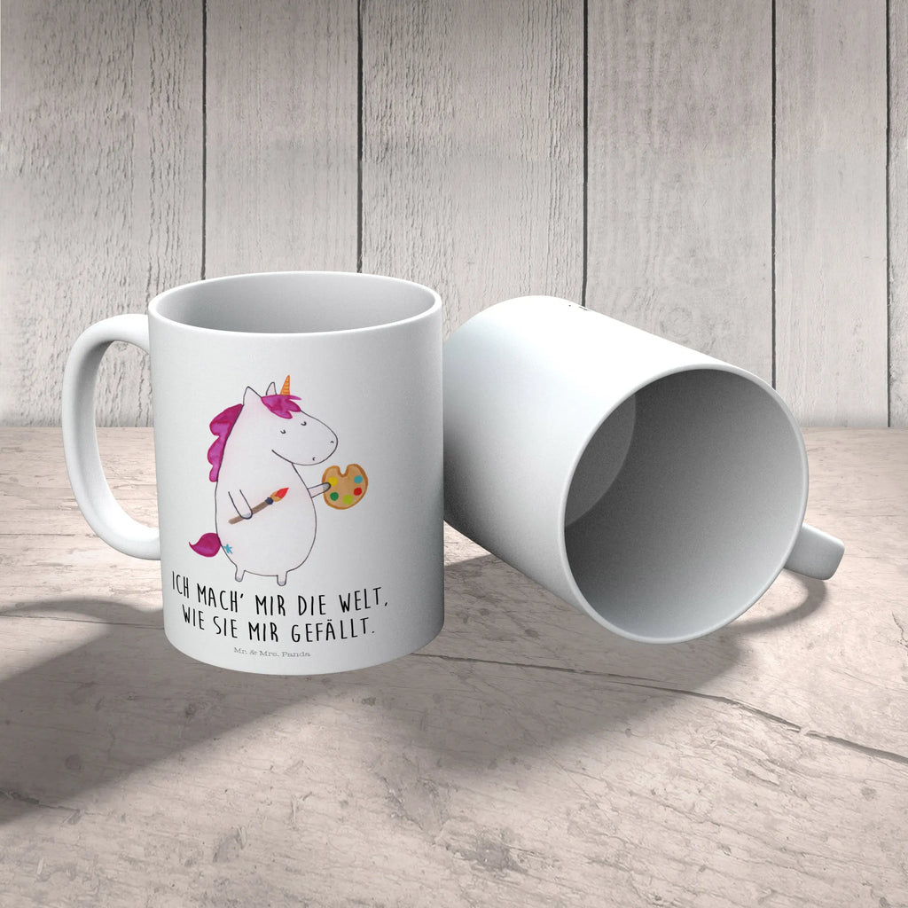 Kindertasse Einhorn Künstler Kindertasse, Kinder Tasse, Kunststoff Tasse, Kindergarten Tasse, Trinkbecher, Camping Becher, Kaffeetasse, Kunststoffbecher, Kindergartenbecher, Outdoorgeschirr, Kunststoffgeschirr, Reisebecher, Reisetasse, Kinderbecher, Bruchfeste Tasse, Bruchsichere Tasse, Plastik Tasse, Plastiktasse, Einhorn, Einhörner, Einhorn Deko, Pegasus, Unicorn, Englisch, Künstler, Artist, Malen, Zeichnen, Welt, Farbe, Stift, Pinsel, Geschenk, Maler