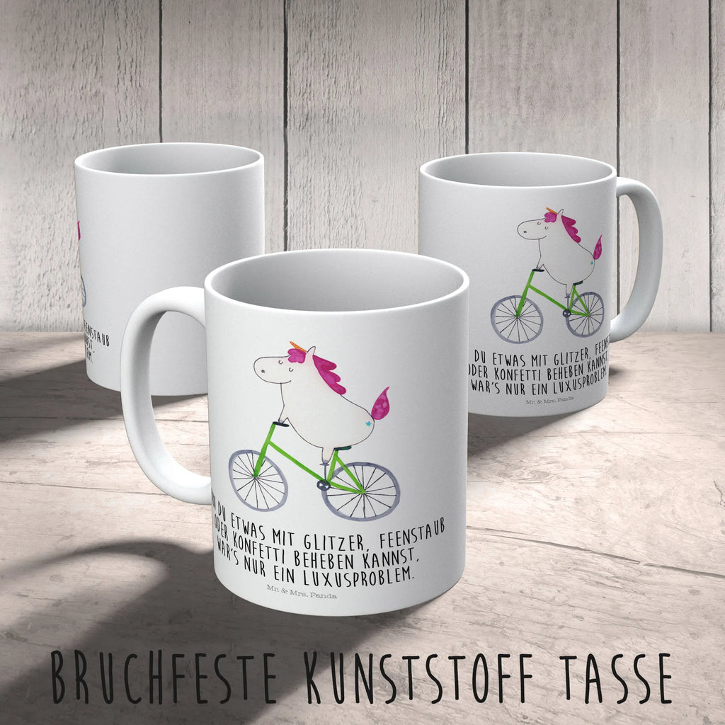 Kindertasse Einhorn Radfahrer Kindertasse, Kinder Tasse, Kunststoff Tasse, Kindergarten Tasse, Trinkbecher, Camping Becher, Kaffeetasse, Kunststoffbecher, Kindergartenbecher, Outdoorgeschirr, Kunststoffgeschirr, Reisebecher, Reisetasse, Kinderbecher, Bruchfeste Tasse, Bruchsichere Tasse, Plastik Tasse, Plastiktasse, Einhorn, Einhörner, Einhorn Deko, Pegasus, Unicorn, Radfahren, Radfahrer, Rad, Bike, Feenstaub, Konfetti, Luxusproblem, Kummer, Liebeskummer