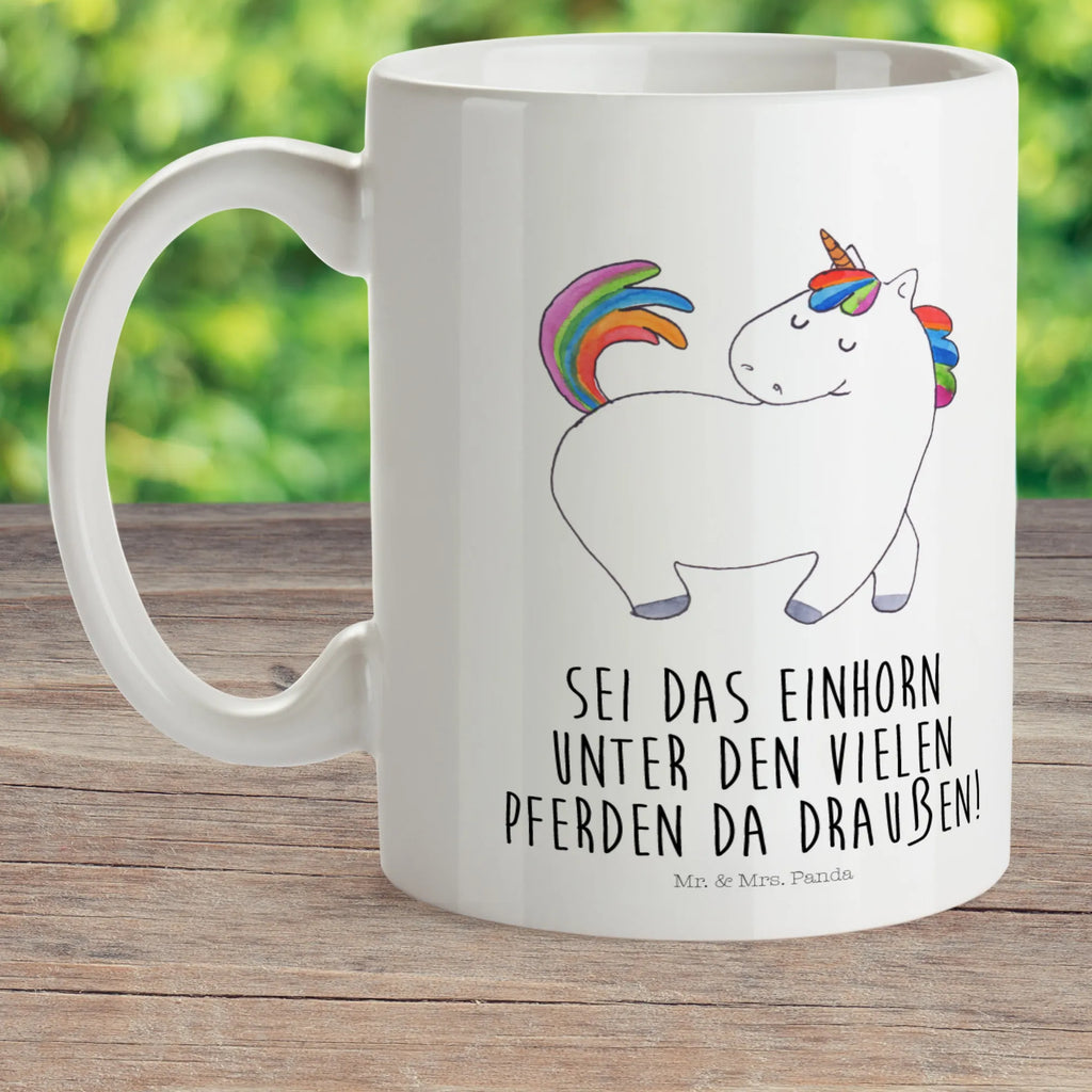 Kindertasse Einhorn stolzierend Kindertasse, Kinder Tasse, Kunststoff Tasse, Kindergarten Tasse, Trinkbecher, Camping Becher, Kaffeetasse, Kunststoffbecher, Kindergartenbecher, Outdoorgeschirr, Kunststoffgeschirr, Reisebecher, Reisetasse, Kinderbecher, Bruchfeste Tasse, Bruchsichere Tasse, Plastik Tasse, Plastiktasse, Einhorn, Einhörner, Einhorn Deko, Pegasus, Unicorn, stolz, anders, bunt, Pferd, Reiter, Reiten, Freundin, Geschenk