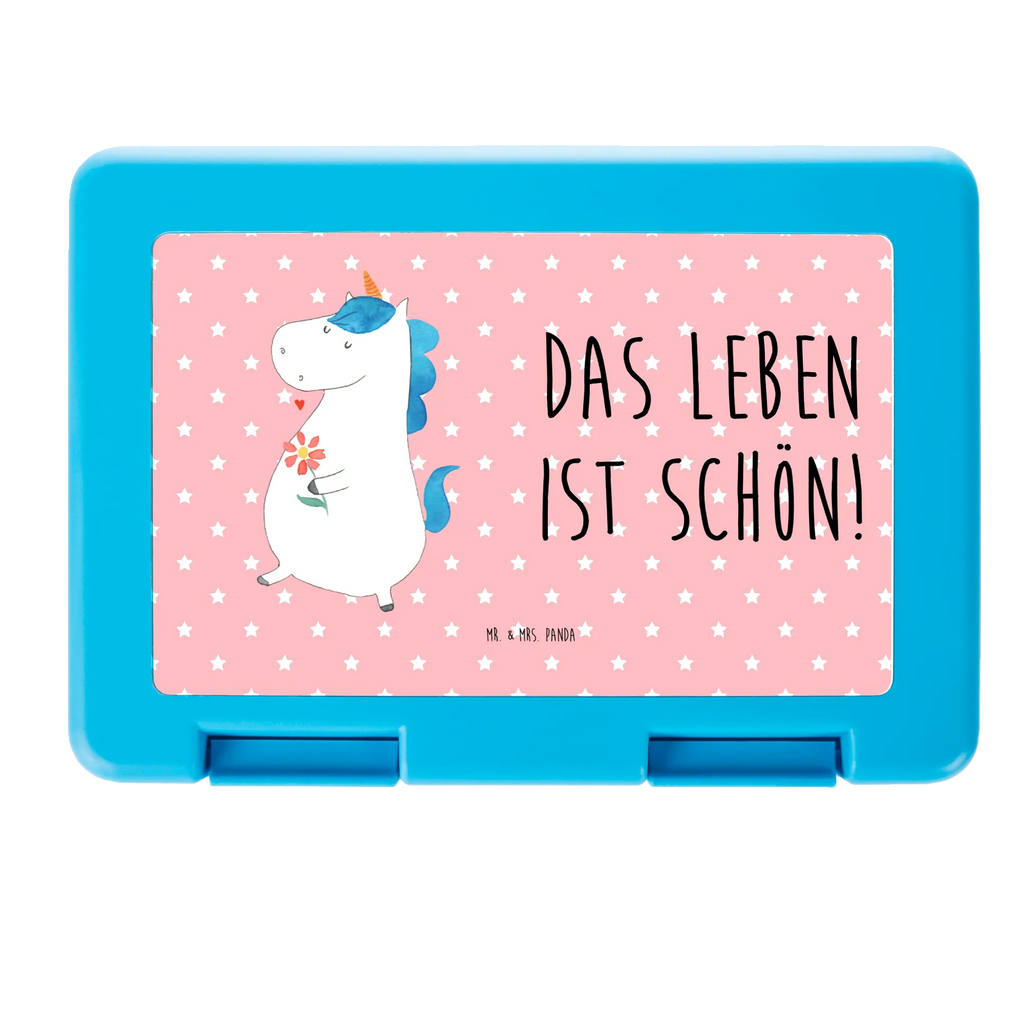 Brotdose Einhorn Spaziergang Brotbox, Snackbox, Lunch box, Butterbrotdose, Brotzeitbox, Einhorn, Einhörner, Einhorn Deko, Pegasus, Unicorn, Glitzer, Blumen, Spaziergang, Motivation, Gute Laune, Freude, Freundin, Mutter, Schwester