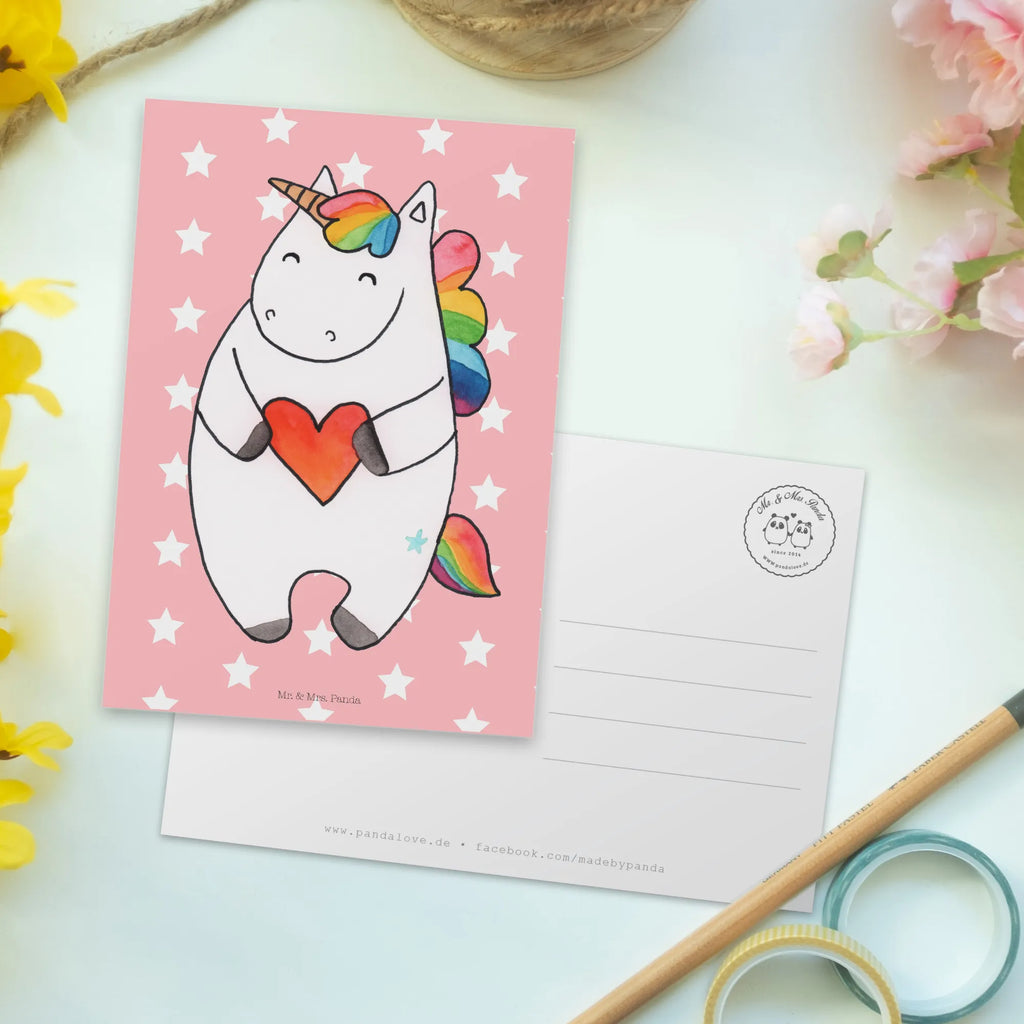 Postkarte Einhorn Herz Postkarte, Karte, Geschenkkarte, Grußkarte, Einladung, Ansichtskarte, Geburtstagskarte, Einladungskarte, Dankeskarte, Ansichtskarten, Einladung Geburtstag, Einladungskarten Geburtstag, Einhorn, Einhörner, Einhorn Deko, Pegasus, Unicorn, Herz, schlimm, böse, witzig, lustig, Freundin, anders, bunt