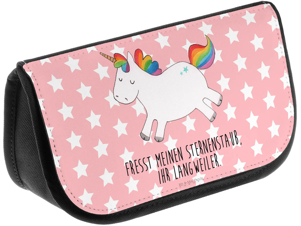 Kosmetiktasche Einhorn Happy Kosmetikbeutel, Kulturtasche, Kulturbeutel, Schminktasche, Make-Up Tasche, Kosmetiktasche, Beauty Bag, Kosmetiktasche Damen, Make Up Tasche, Kosmetik Tasche, Kosmetiktasche Klein, Kleine Kosmetiktasche, Schminktasche Klein, Kosmetiktasche Mit Fächern, Schminktäschen, Schminke Tasche, Kosmetiktaschen Damen, Beauty Case, Schmink Täschchen, Einhorn, Einhörner, Einhorn Deko, Pegasus, Unicorn, glücklich, fröhlich, Spaß, Freude, Lebensfreude, witzig, spannend, Lächeln, Lachen