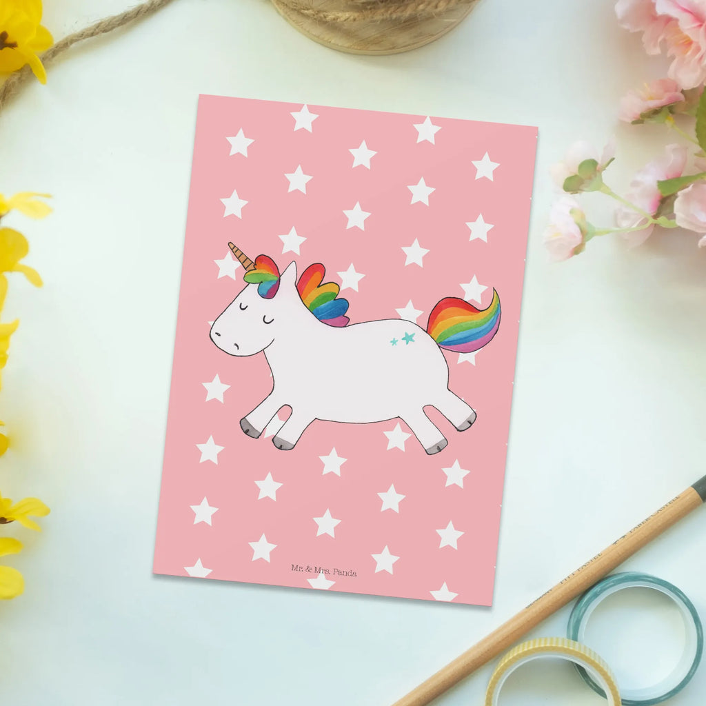 Postkarte Einhorn Happy Postkarte, Karte, Geschenkkarte, Grußkarte, Einladung, Ansichtskarte, Geburtstagskarte, Einladungskarte, Dankeskarte, Ansichtskarten, Einladung Geburtstag, Einladungskarten Geburtstag, Einhorn, Einhörner, Einhorn Deko, Unicorn, glücklich, fröhlich, Spaß, Freude, Lebensfreude, witzig, spannend, Lächeln, Lachen