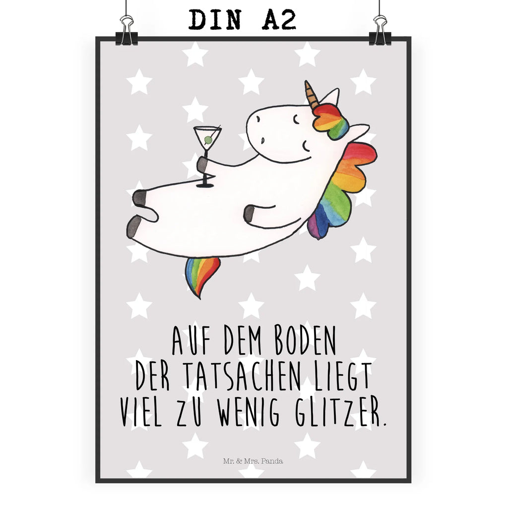 Poster Einhorn Cocktail Poster, Wandposter, Bild, Wanddeko, Küchenposter, Kinderposter, Wanddeko Bild, Raumdekoration, Wanddekoration, Handgemaltes Poster, Mr. & Mrs. Panda Poster, Designposter, Kunstdruck, Posterdruck, Einhorn, Einhörner, Einhorn Deko, Unicorn, Party, Spaß, Feiern, Caipirinha, Rum, Cuba Libre, Sekt, Freundin, Geburtstag, lustig, witzig, Spruch, Glitzer