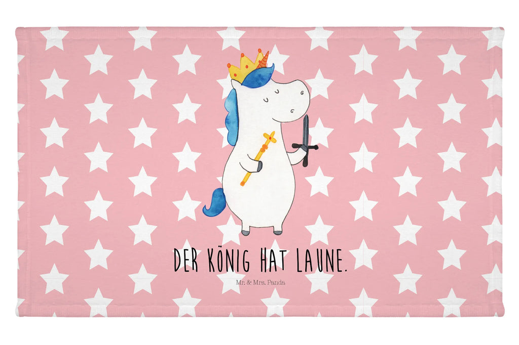 Handtuch Einhorn König mit Schwert Handtuch, Badehandtuch, Badezimmer, Handtücher, groß, Kinder, Baby, Einhorn, Einhörner, Einhorn Deko, Pegasus, Unicorn, König, Ritter, Mittelalter