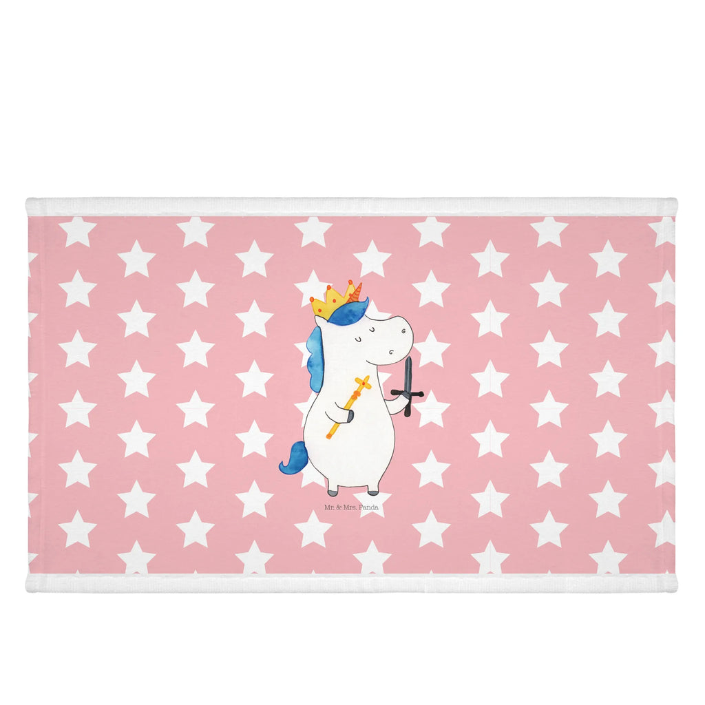 Handtuch Einhorn König mit Schwert Handtuch, Badehandtuch, Badezimmer, Handtücher, groß, Kinder, Baby, Einhorn, Einhörner, Einhorn Deko, Pegasus, Unicorn, König, Ritter, Mittelalter