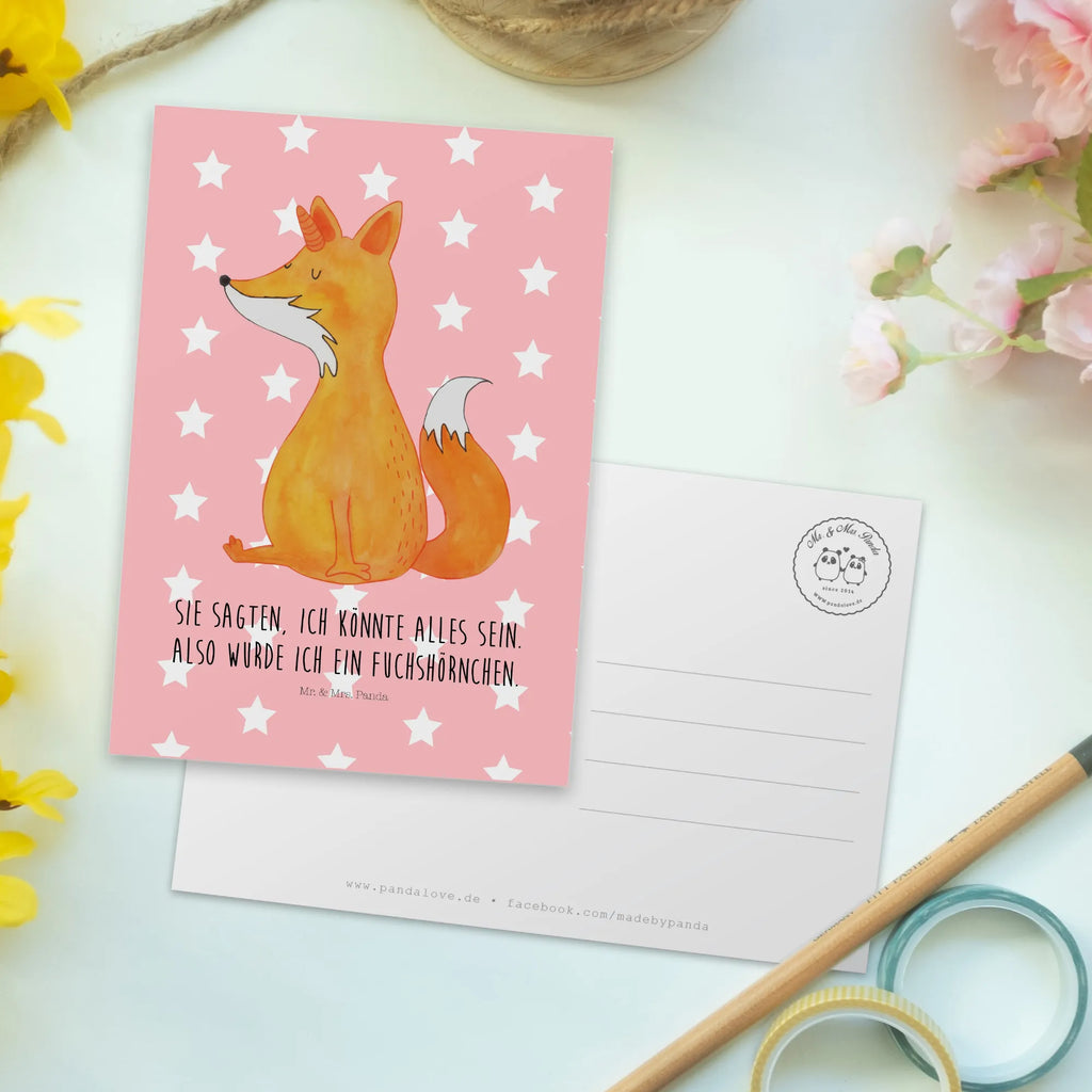 Postkarte Einhorn Fuchs Postkarte, Karte, Geschenkkarte, Grußkarte, Einladung, Ansichtskarte, Geburtstagskarte, Einladungskarte, Dankeskarte, Ansichtskarten, Einladung Geburtstag, Einladungskarten Geburtstag, Einhorn, Einhörner, Einhorn Deko, Pegasus, Unicorn, Fuchs, Unicorns, Fuchshörnchen, Fuchshorn, Foxycorn, Füchse