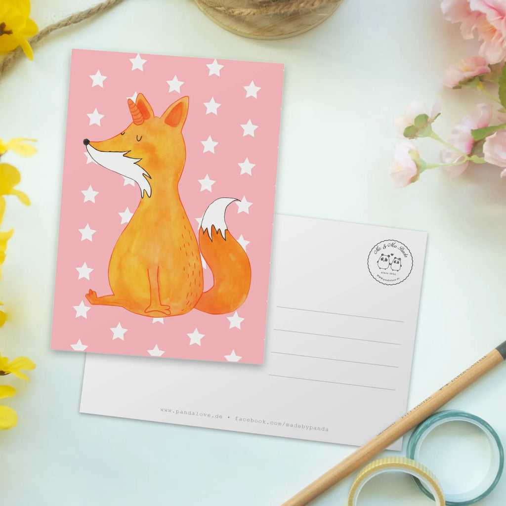 Postkarte Fuchshörnchen Wunsch Postkarte, Karte, Geschenkkarte, Grußkarte, Einladung, Ansichtskarte, Geburtstagskarte, Einladungskarte, Dankeskarte, Ansichtskarten, Einladung Geburtstag, Einladungskarten Geburtstag, Einhorn, Einhörner, Einhorn Deko, Pegasus, Unicorn, Fuchs, Unicorns, Fuchshörnchen, Fuchshorn, Foxycorn, Füchse