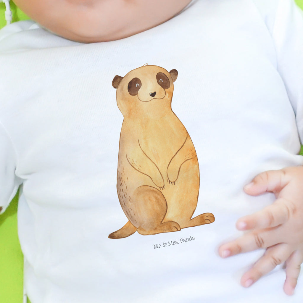 Baby Longsleeve Erdmännchen Mädchen, Jungen, Baby, Langarm, Bio, Kleidung, Afrika, Wildtiere, Erdmännchen, Reisen, Spruch, Weltreise, Afrikareise, Roadtrip, Traveling