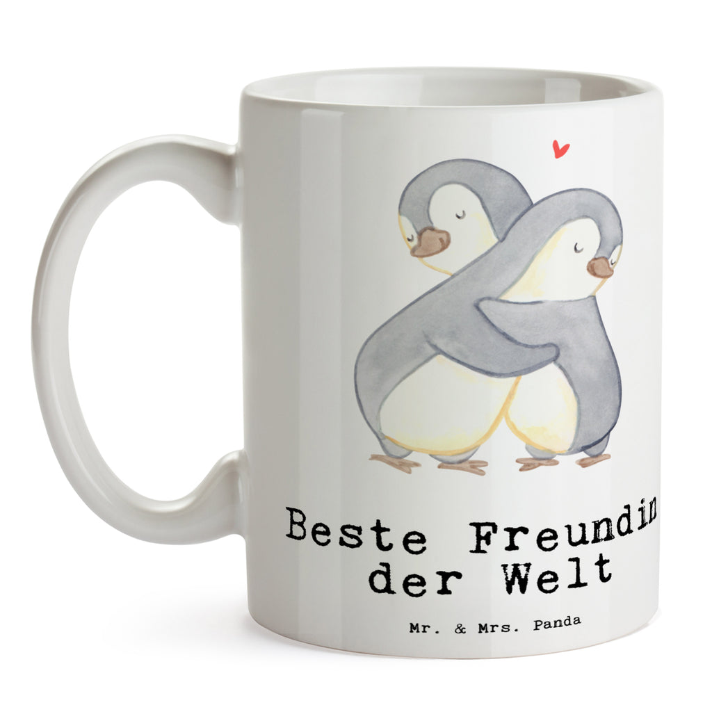 Tasse Pinguin Beste Freundin der Welt Tasse, Kaffeetasse, Teetasse, Becher, Kaffeebecher, Teebecher, Keramiktasse, Porzellantasse, Büro Tasse, Geschenk Tasse, Tasse Sprüche, Tasse Motive, Kaffeetassen, Tasse bedrucken, Designer Tasse, Cappuccino Tassen, Schöne Teetassen, für, Dankeschön, Geschenk, Schenken, Geburtstag, Geburtstagsgeschenk, Geschenkidee, Danke, Bedanken, Mitbringsel, Freude machen, Geschenktipp, Freundin, beste Freundin, Ehefrau, Frau, bae, bff, Freundinnen, Jahrestag, Freundschaft. Liebste, beste, Spruch