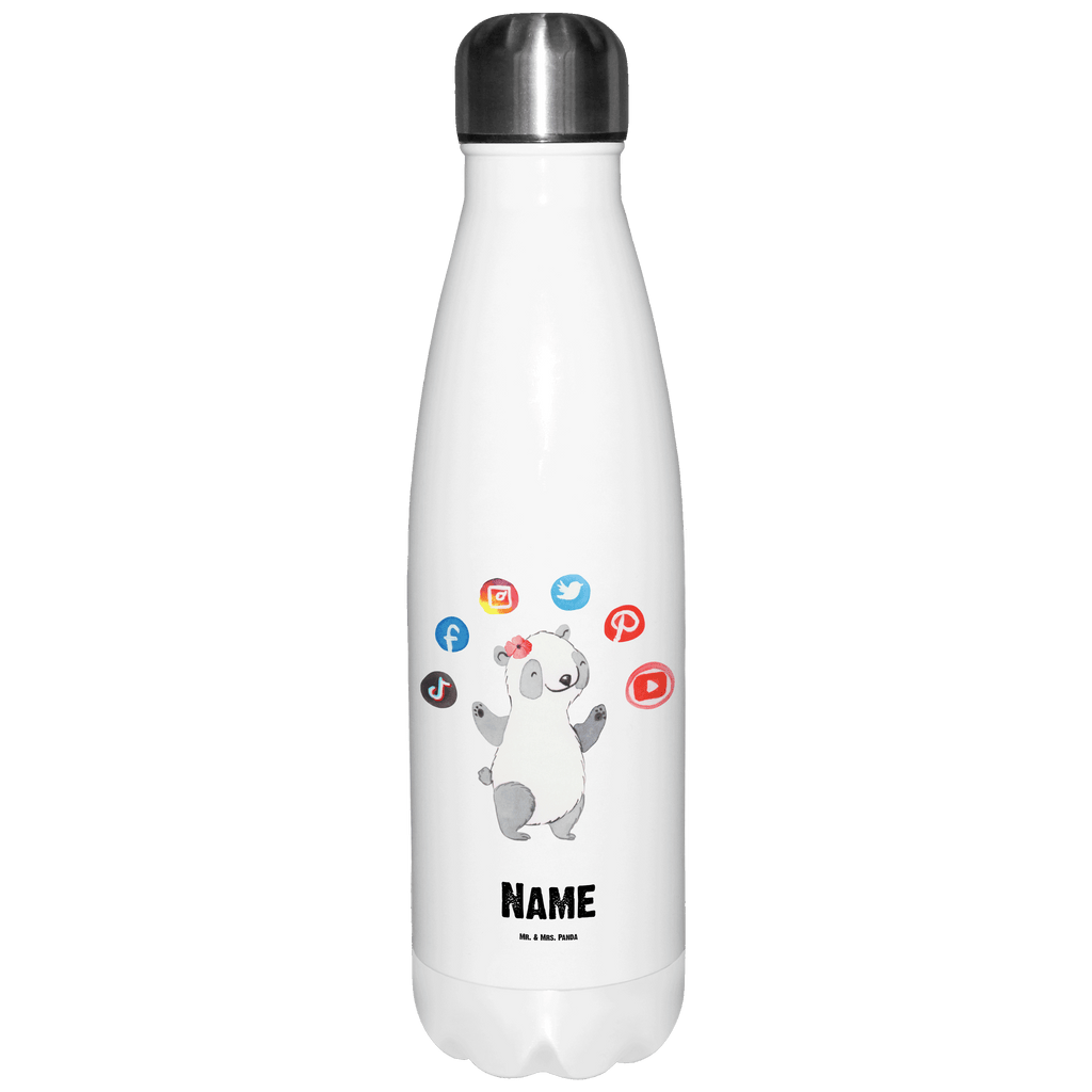 Personalisierte Thermosflasche Social Media Managerin mit Herz Personalisierte Isolierflasche, Personalisierte Thermoflasche, Personalisierte Trinkflasche, Trinkflasche Mit Namen, Wunschname, Bedrucken, Namensflasche, Beruf, Ausbildung, Jubiläum, Abschied, Rente, Kollege, Kollegin, Geschenk, Schenken, Arbeitskollege, Mitarbeiter, Firma, Danke, Dankeschön