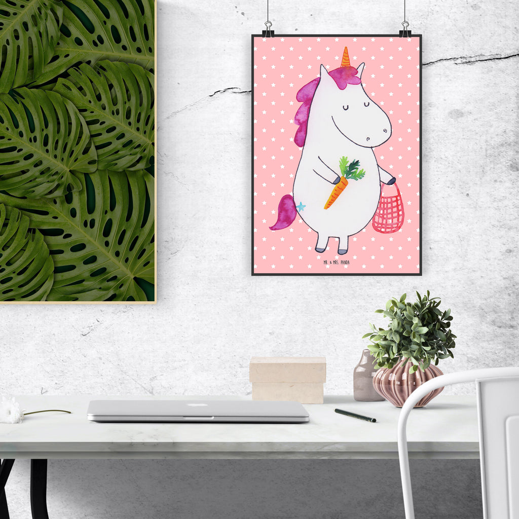 Poster Einhorn Vegan Poster, Wandposter, Bild, Wanddeko, Küchenposter, Kinderposter, Wanddeko Bild, Raumdekoration, Wanddekoration, Handgemaltes Poster, Mr. & Mrs. Panda Poster, Designposter, Kunstdruck, Posterdruck, Einhorn, Einhörner, Einhorn Deko, Unicorn, vegan, Gesund leben, Vegetariar, Rohkost, Gesund essen, Veganismus, Veganer