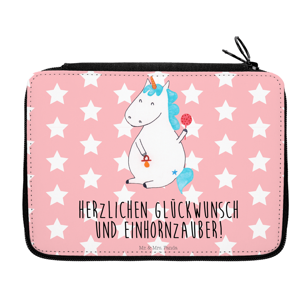 Federmappe Einhorn Baby Federmappe, Stiftetasche, Stifte Etui, Schule, Einschulung, Geschenk, Kind, Schüler, Schülerin, Stifterolle, Federmäppchen, Motiv, Grundschule, Federmäppchen bedruckt, Büro Stifte Etui, Bestückte Federmappe, Kinder Federmappe, Federmappe Einschulung, Einhorn, Einhörner, Einhorn Deko, Pegasus, Unicorn, Mutter, Geburt, Geburtstag, erstes Kind, Baby, Babyglück, Nachwuchs, Eltern, Party, Schnuller