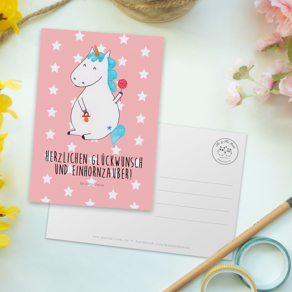 Postkarte Einhorn Baby Postkarte, Karte, Geschenkkarte, Grußkarte, Einladung, Ansichtskarte, Geburtstagskarte, Einladungskarte, Dankeskarte, Ansichtskarten, Einladung Geburtstag, Einladungskarten Geburtstag, Einhorn, Einhörner, Einhorn Deko, Pegasus, Unicorn, Mutter, Geburt, Geburtstag, erstes Kind, Baby, Babyglück, Nachwuchs, Eltern, Party, Kind, Schnuller