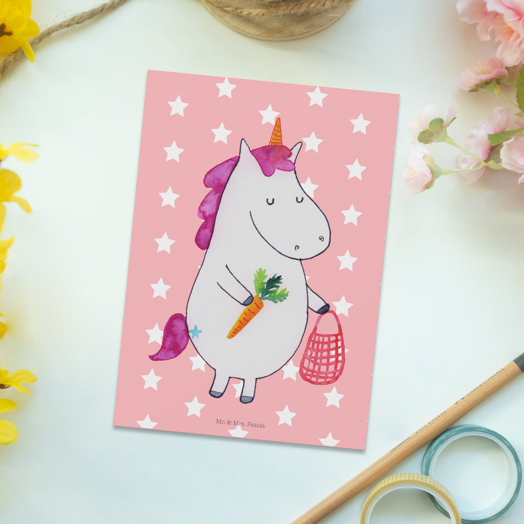 Postkarte Einhorn Gemüse Postkarte, Karte, Geschenkkarte, Grußkarte, Einladung, Ansichtskarte, Geburtstagskarte, Einladungskarte, Dankeskarte, Ansichtskarten, Einladung Geburtstag, Einladungskarten Geburtstag, Einhorn, Einhörner, Einhorn Deko, Pegasus, Unicorn, Biomarkt, Bio, Gemüse, Wochenmarkt