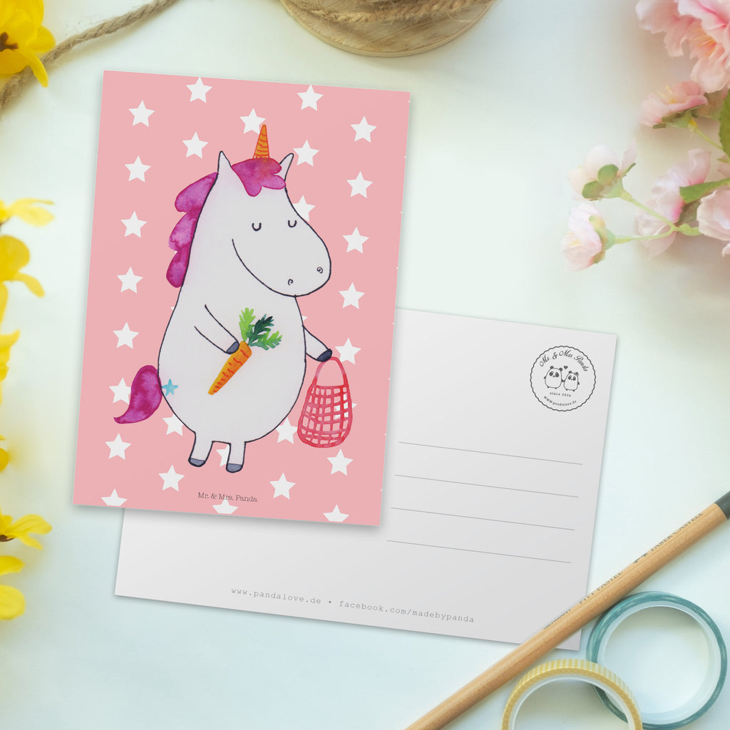 Postkarte Einhorn Gemüse Postkarte, Karte, Geschenkkarte, Grußkarte, Einladung, Ansichtskarte, Geburtstagskarte, Einladungskarte, Dankeskarte, Ansichtskarten, Einladung Geburtstag, Einladungskarten Geburtstag, Einhorn, Einhörner, Einhorn Deko, Pegasus, Unicorn, Biomarkt, Bio, Gemüse, Wochenmarkt