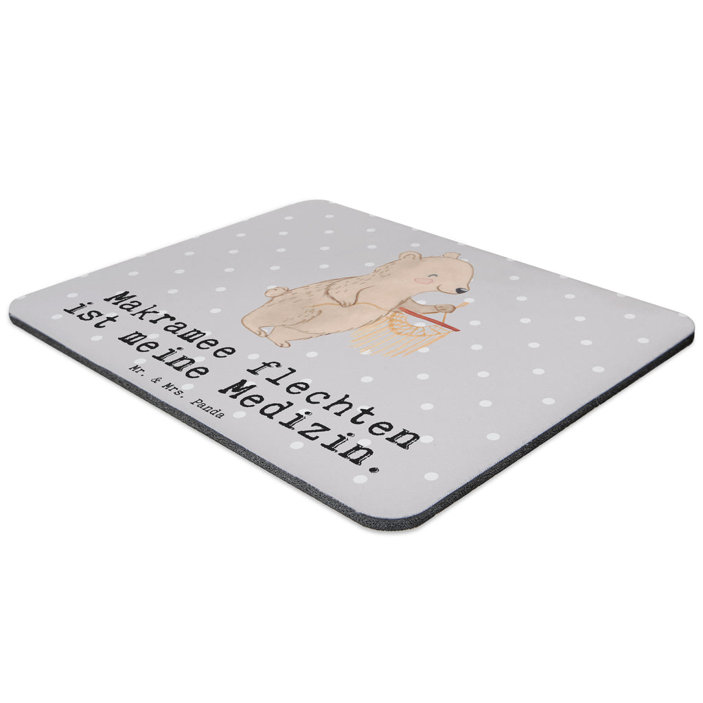 Mauspad Bär Makramee Medizin Mousepad, Computer zubehör, Büroausstattung, PC Zubehör, Arbeitszimmer, Mauspad, Einzigartiges Mauspad, Designer Mauspad, Mausunterlage, Mauspad Büro, Geschenk, Sport, Sportart, Hobby, Schenken, Danke, Dankeschön, Auszeichnung, Gewinn, Sportler, Makramee, Basteln, Basteln mit Makramee