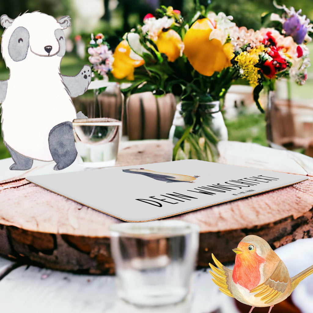 Personalisiertes Tischset Pinguin marschierend Personalisiertes Tischet, Personalisierter Tischuntersetzer, Personalisiertes Platzset, Pinguin, Pinguine, Frühaufsteher, Langschläfer, Bruder, Schwester, Familie