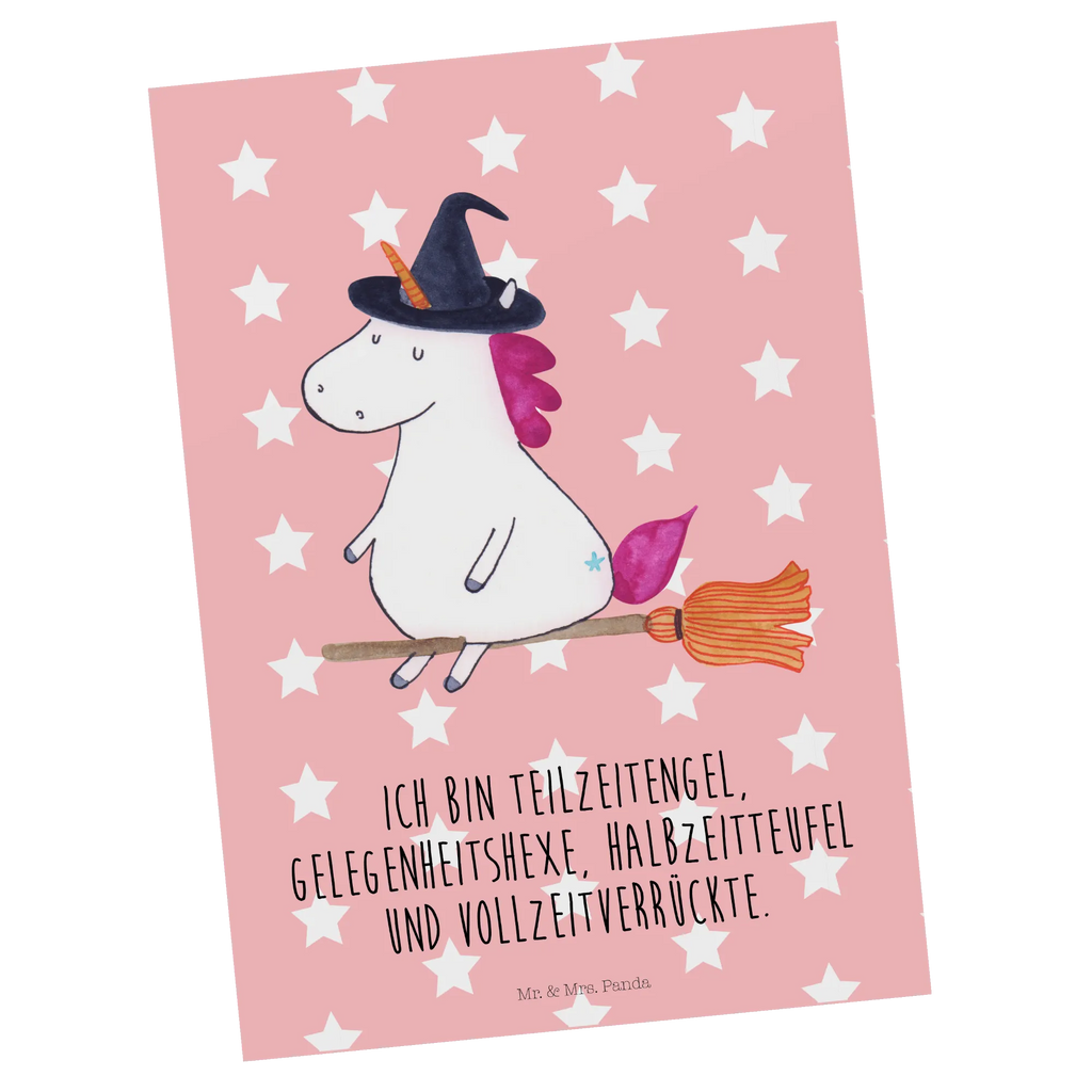 Postkarte Einhorn Hexe Postkarte, Karte, Geschenkkarte, Grußkarte, Einladung, Ansichtskarte, Geburtstagskarte, Einladungskarte, Dankeskarte, Ansichtskarten, Einladung Geburtstag, Einladungskarten Geburtstag, Einhorn, Einhörner, Einhorn Deko, Pegasus, Unicorn, Frau, Ehefrau, Hexe, Teufel, Engel, Verrückte, Freundin, Leben, Zicke