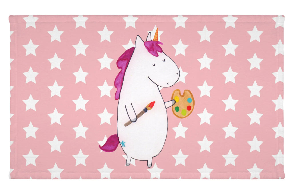 Handtuch Einhorn Künstler Handtuch, Badehandtuch, Badezimmer, Handtücher, groß, Kinder, Baby, Einhorn, Einhörner, Einhorn Deko, Unicorn, Englisch, Künstler, Artist, Malen, Zeichnen, Welt, Farbe, Stift, Pinsel, Geschenk, Maler