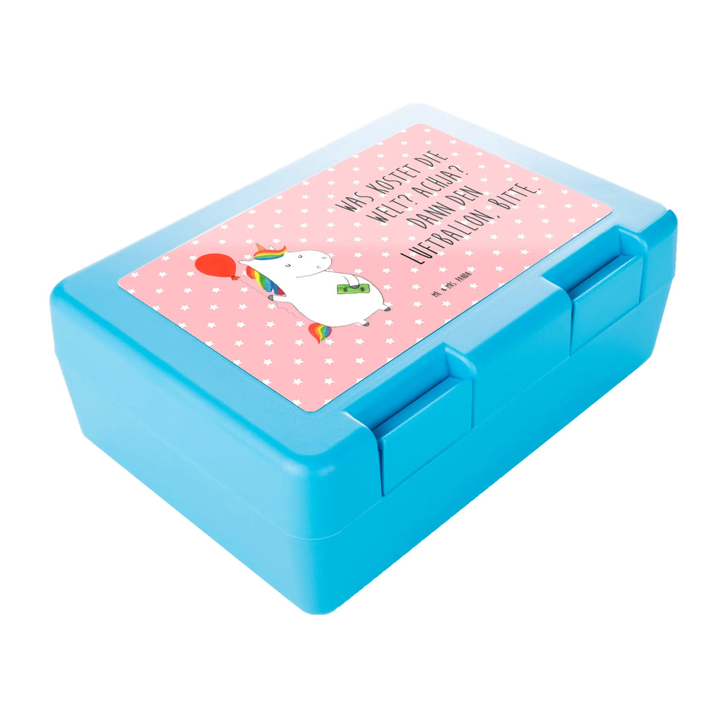 Brotdose Einhorn Luftballon Brotbox, Snackbox, Lunch box, Butterbrotdose, Brotzeitbox, Einhorn, Einhörner, Einhorn Deko, Unicorn, Luftballon, Geld, Lebenslust, Freude, Geschenk, Freundin