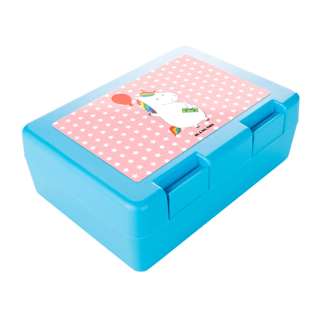 Brotdose Einhorn Luftballon Brotbox, Snackbox, Lunch box, Butterbrotdose, Brotzeitbox, Einhorn, Einhörner, Einhorn Deko, Pegasus, Unicorn, Luftballon, Geld, Lebenslust, Freude, Geschenk, Freundin