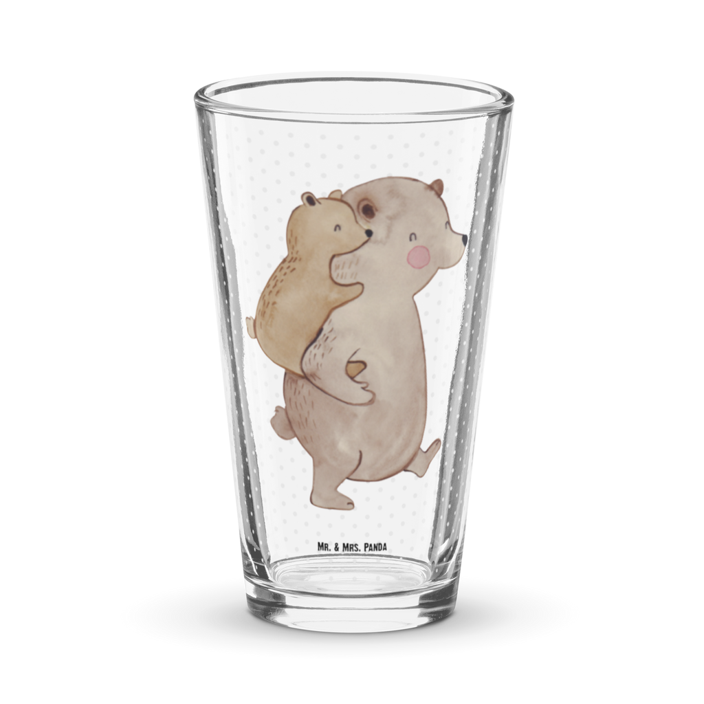 Premium Trinkglas Papa Bär Trinkglas, Glas, Pint Glas, Bierglas, Cocktail Glas, Wasserglas, Familie, Vatertag, Muttertag, Bruder, Schwester, Mama, Papa, Oma, Opa, Geschenk, Vater, Papi, Vati, Onkel, Geburtstag