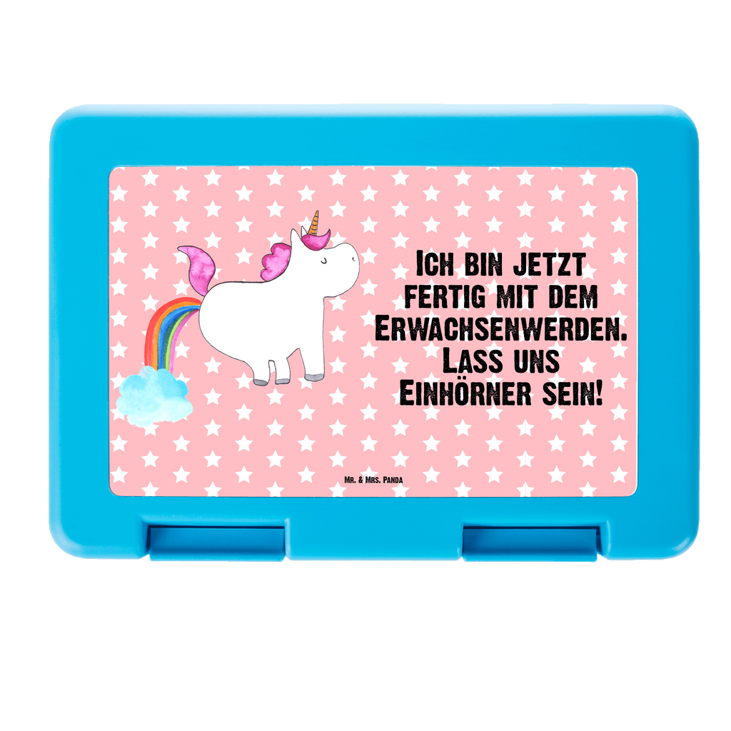 Brotdose Einhorn Pupsen Brotbox, Snackbox, Lunch box, Butterbrotdose, Brotzeitbox, Einhorn, Einhörner, Einhorn Deko, Pegasus, Unicorn, Pups, Regenbogen, Glitzer, Einhornpower, Erwachsenwerden, Spaß, lustig, Freundin