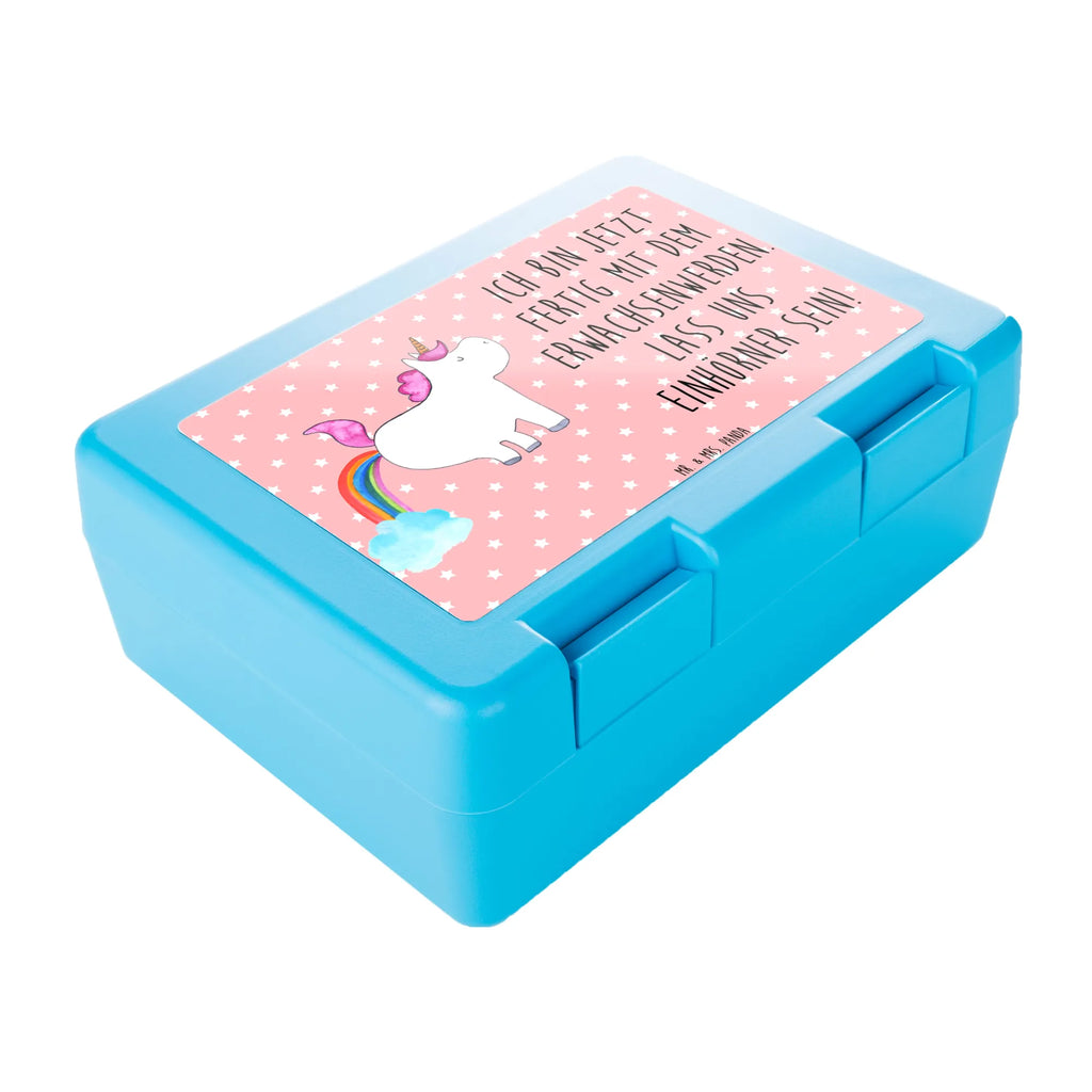 Brotdose Einhorn Pupsen Brotbox, Snackbox, Lunch box, Butterbrotdose, Brotzeitbox, Einhorn, Einhörner, Einhorn Deko, Pegasus, Unicorn, Pups, Regenbogen, Glitzer, Einhornpower, Erwachsenwerden, Spaß, lustig, Freundin