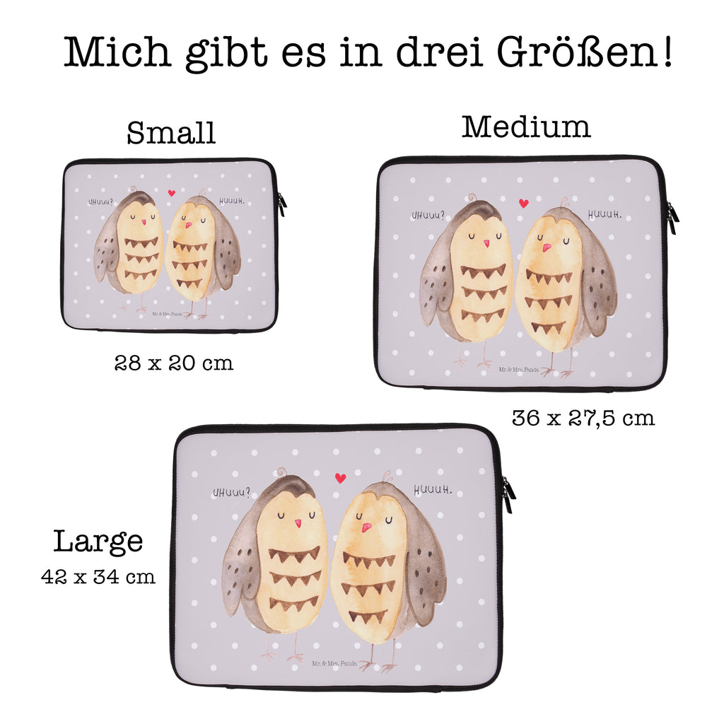 Notebook Tasche Eule Liebe Notebook Tasche, Laptop, Computertasche, Tasche, Notebook-Tasche, Notebook-Reisehülle, Notebook Schutz, Eule, Eule Deko, Liebe, Hochzeit Spruch, Owl, All you need is love, Liebe Spruch, Freundin Geschenk, Freund, Wortspiel lustig