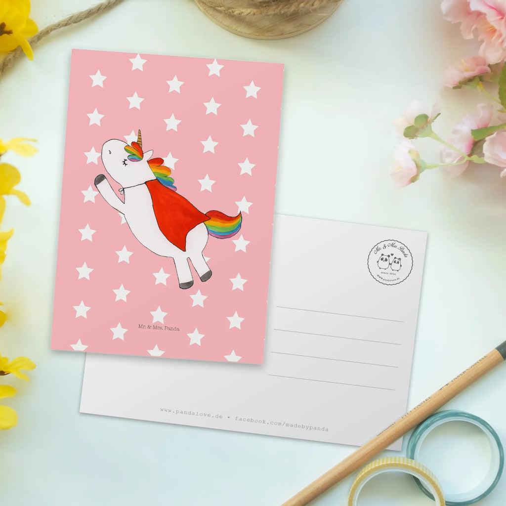 Postkarte Einhorn Super Postkarte, Karte, Geschenkkarte, Grußkarte, Einladung, Ansichtskarte, Geburtstagskarte, Einladungskarte, Dankeskarte, Ansichtskarten, Einladung Geburtstag, Einladungskarten Geburtstag, Einhorn, Einhörner, Einhorn Deko, Pegasus, Unicorn, Traummann, Superheld, Held, Freundin, Geschenk, Girl, Mädchen