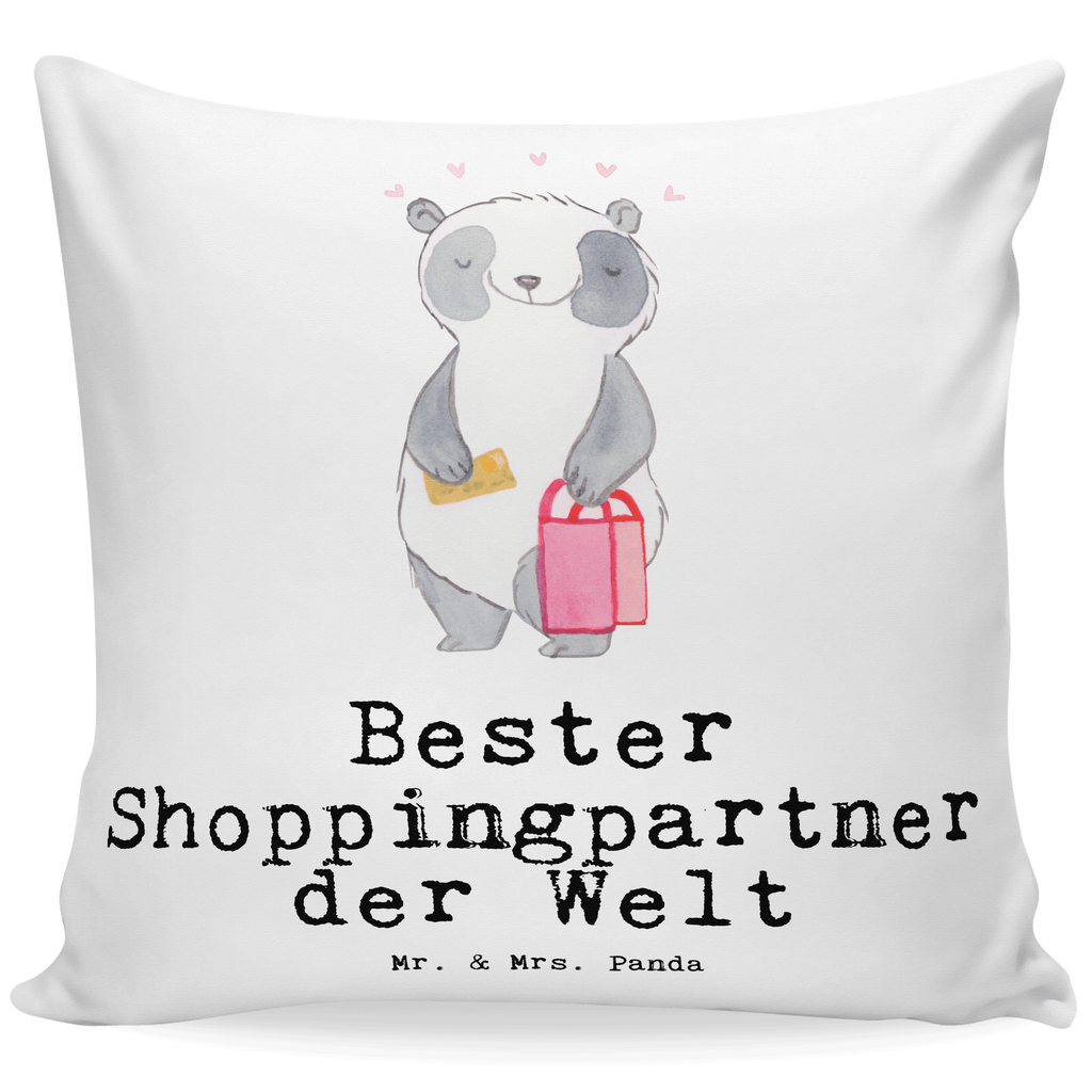 40x40 Kissen Panda Bester Shoppingpartner der Welt Kissenhülle, Kopfkissen, Sofakissen, Dekokissen, Motivkissen, sofakissen, sitzkissen, Kissen, Kissenbezüge, Kissenbezug 40x40, Kissen 40x40, Kissenhülle 40x40, Zierkissen, Couchkissen, Dekokissen Sofa, Sofakissen 40x40, Dekokissen 40x40, Kopfkissen 40x40, Kissen 40x40 Waschbar, für, Dankeschön, Geschenk, Schenken, Geburtstag, Geburtstagsgeschenk, Geschenkidee, Danke, Bedanken, Mitbringsel, Freude machen, Geschenktipp, Shoppingpartner, Shoppen, Begleitung, Partner, Freundin, Freund, bff, Shopping, Einkaufen, Shopping-Queen, Queen, Bester