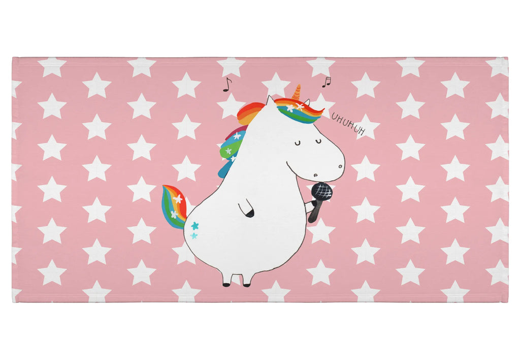 Handtuch Einhorn Sänger Handtuch, Badehandtuch, Badezimmer, Handtücher, groß, Kinder, Baby, Einhorn, Einhörner, Einhorn Deko, Pegasus, Unicorn, Glitzer, Konfetti, Party, Geburtstag, Feier, Fest, Disco, Sängerin, Sänger, Freundin