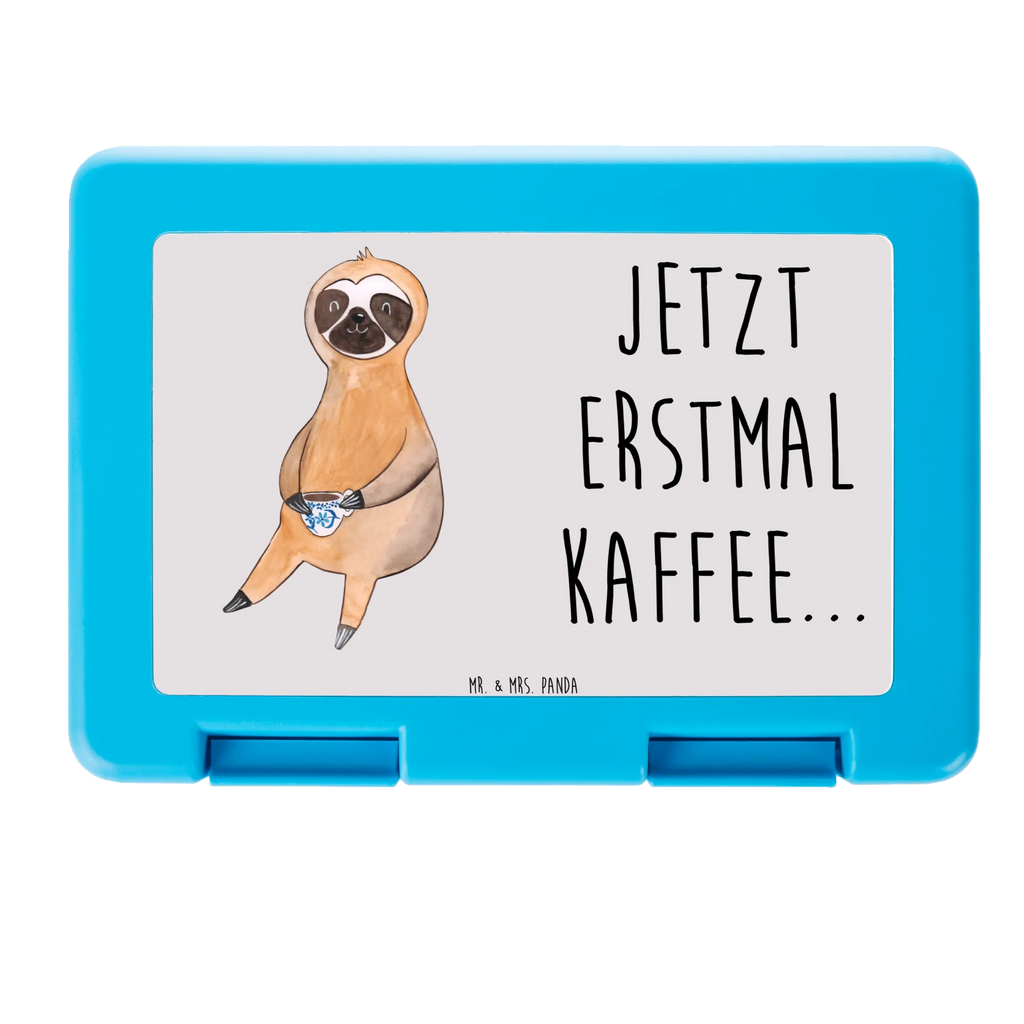 Brotdose Faultier Kaffee Brotbox, Snackbox, Lunch box, Butterbrotdose, Brotzeitbox, Faultier, Faultier Geschenk, Faultier Deko, Faultiere, faul, Lieblingstier, Kaffee, erster Kaffee, Morgenmuffel, Frühaufsteher, Kaffeetasse, Genießer, Coffee, Kaffeegetränk