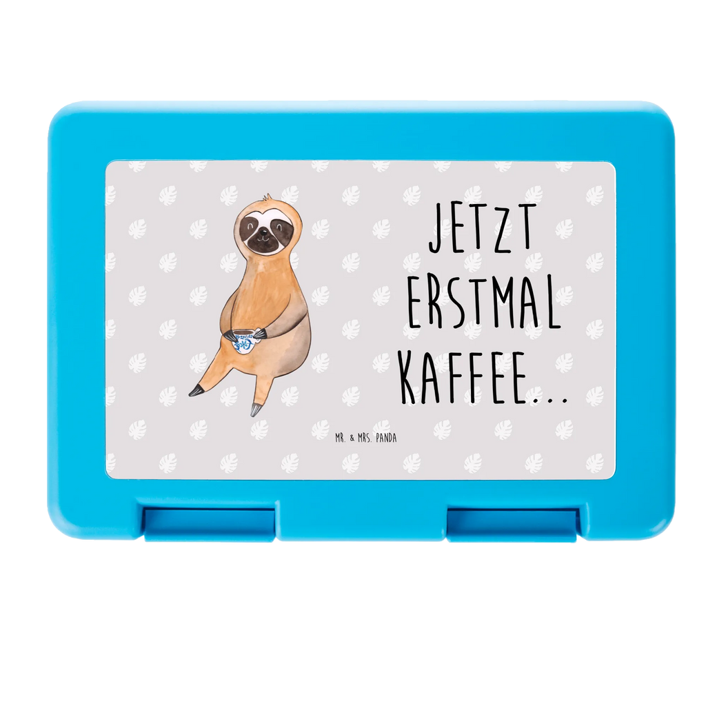 Brotdose Faultier Kaffee Brotbox, Snackbox, Lunch box, Butterbrotdose, Brotzeitbox, Faultier, Faultier Geschenk, Faultier Deko, Faultiere, faul, Lieblingstier, Kaffee, erster Kaffee, Morgenmuffel, Frühaufsteher, Kaffeetasse, Genießer, Coffee, Kaffeegetränk