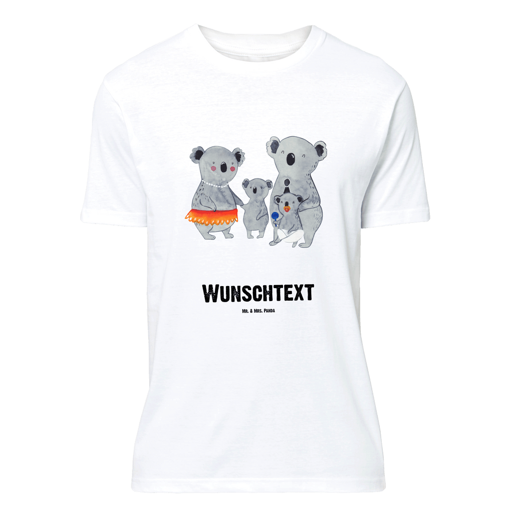 Personalisiertes T-Shirt Koala Familie T-Shirt Personalisiert, T-Shirt mit Namen, T-Shirt mit Aufruck, Männer, Frauen, Familie, Vatertag, Muttertag, Bruder, Schwester, Mama, Papa, Oma, Opa, Koala, Koalas, Family, Kinder, Geschwister, Familienleben