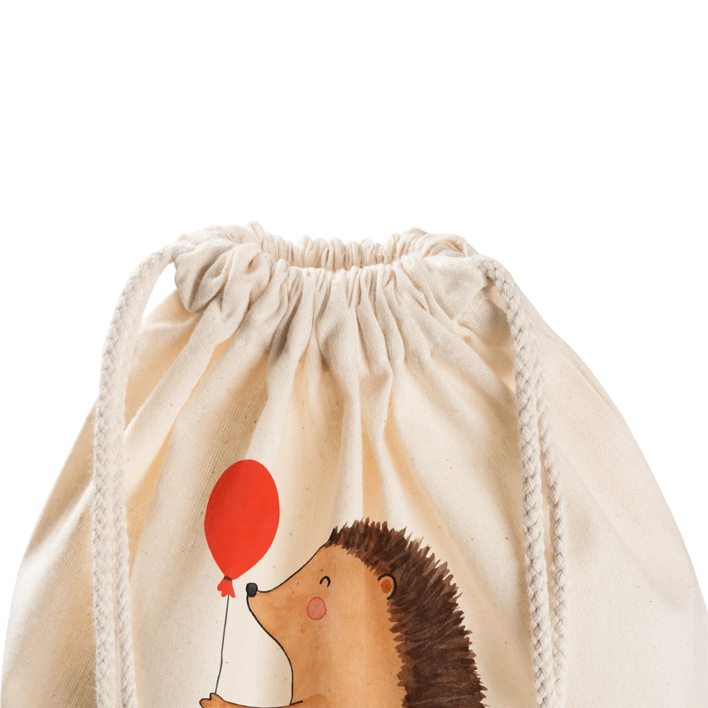 Sportbeutel Igel mit Luftballon Sportbeutel, Turnbeutel, Beutel, Sporttasche, Tasche, Stoffbeutel, Sportbeutel Kinder, Gymsack, Beutel Rucksack, Kleine Sporttasche, Sportzubehör, Turnbeutel Baumwolle, Tiermotive, Gute Laune, lustige Sprüche, Tiere, Igel, Geburtstag, Herzlichen Glückwunsch, Glückwunsch, Geburtstagskind, Ballon, Happy Birthday