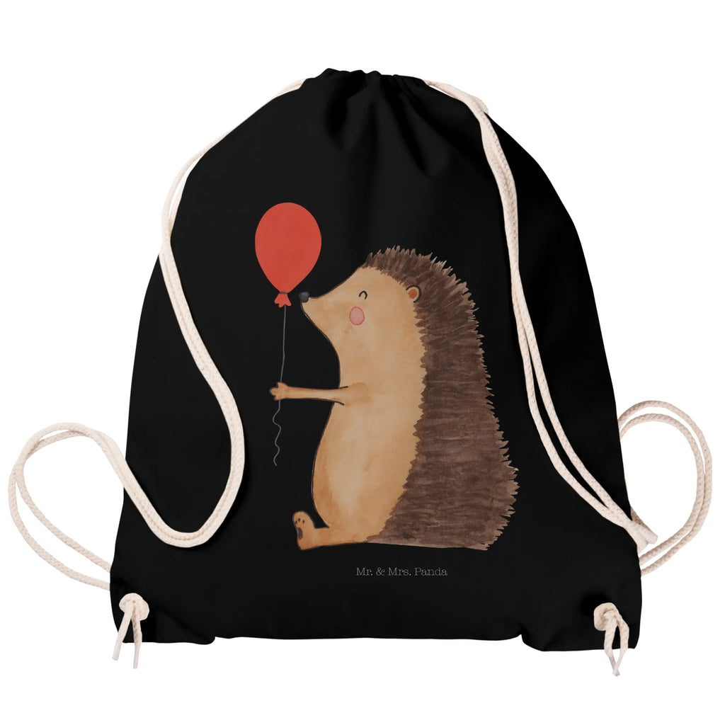 Sportbeutel Igel mit Luftballon Sportbeutel, Turnbeutel, Beutel, Sporttasche, Tasche, Stoffbeutel, Sportbeutel Kinder, Gymsack, Beutel Rucksack, Kleine Sporttasche, Sportzubehör, Turnbeutel Baumwolle, Tiermotive, Gute Laune, lustige Sprüche, Tiere, Igel, Geburtstag, Herzlichen Glückwunsch, Glückwunsch, Geburtstagskind, Ballon, Happy Birthday