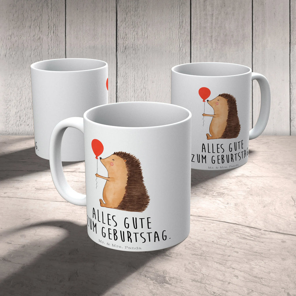 Tasse Igel Luftballon Tasse, Kaffeetasse, Teetasse, Becher, Kaffeebecher, Teebecher, Keramiktasse, Porzellantasse, Büro Tasse, Geschenk Tasse, Tasse Sprüche, Tasse Motive, Kaffeetassen, Tasse bedrucken, Designer Tasse, Cappuccino Tassen, Schöne Teetassen, Tiermotive, Gute Laune, lustige Sprüche, Tiere, Igel, Geburtstag, Herzlichen Glückwunsch, Glückwunsch, Geburtstagskind, Ballon, Happy Birthday