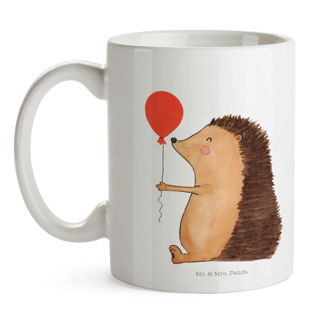 Tasse Igel Luftballon Tasse, Kaffeetasse, Teetasse, Becher, Kaffeebecher, Teebecher, Keramiktasse, Porzellantasse, Büro Tasse, Geschenk Tasse, Tasse Sprüche, Tasse Motive, Kaffeetassen, Tasse bedrucken, Designer Tasse, Cappuccino Tassen, Schöne Teetassen, Tiermotive, Gute Laune, lustige Sprüche, Tiere, Igel, Geburtstag, Herzlichen Glückwunsch, Glückwunsch, Geburtstagskind, Ballon, Happy Birthday