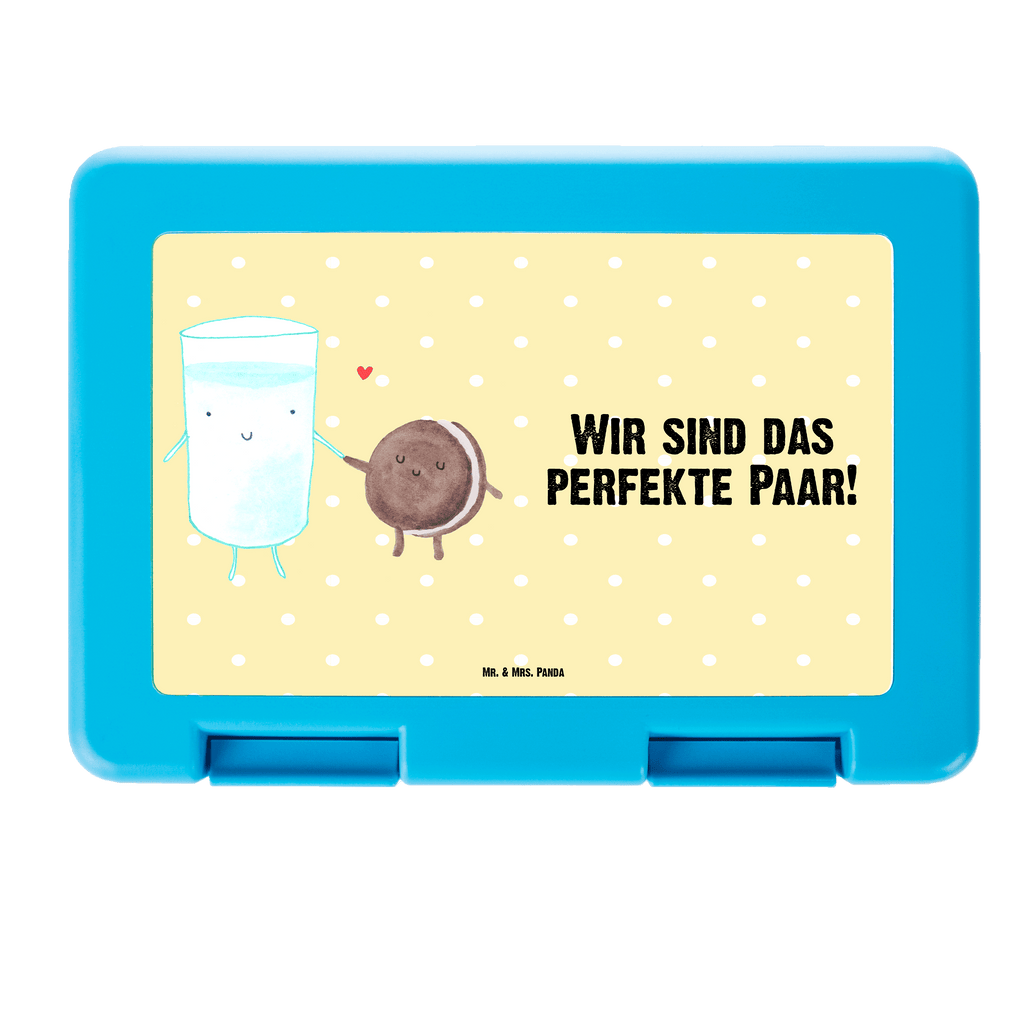 Brotdose Milch Keks Brotbox, Snackbox, Lunch box, Butterbrotdose, Brotzeitbox, Tiermotive, Gute Laune, lustige Sprüche, Tiere, Milk, Cookie, Milch, Keks, Kekse, Kaffee, Einladung Frühstück, Motiv süß, romantisch, perfektes Paar