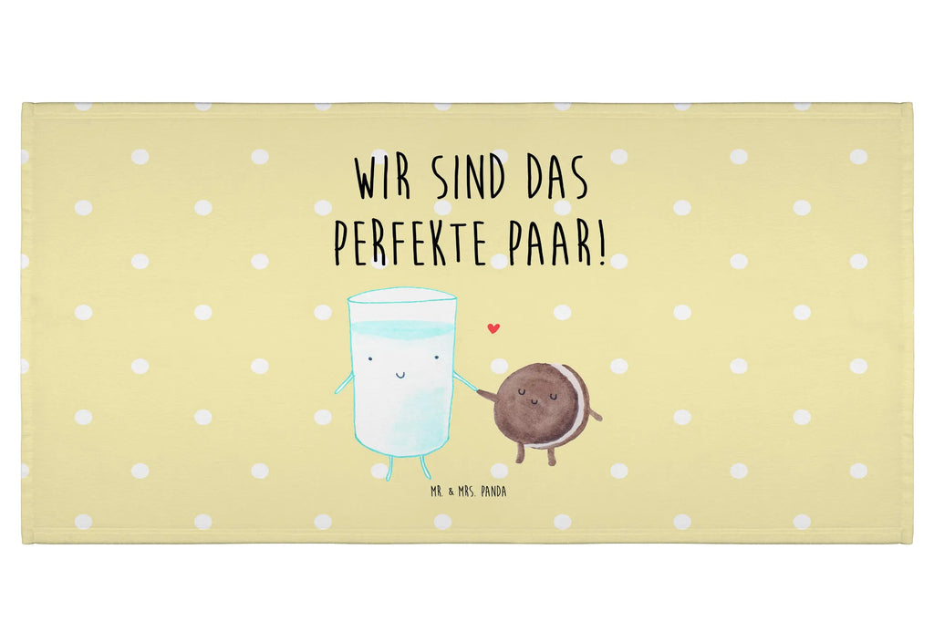 Handtuch Milch & Keks Handtuch, Badehandtuch, Badezimmer, Handtücher, groß, Kinder, Baby, Tiermotive, Gute Laune, lustige Sprüche, Tiere, Milk, Cookie, Milch, Keks, Kekse, Kaffee, Einladung Frühstück, Motiv süß, romantisch, perfektes Paar