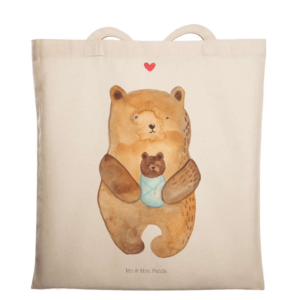 Tragetasche Bär Baby Beuteltasche, Beutel, Einkaufstasche, Jutebeutel, Stoffbeutel, Tasche, Shopper, Umhängetasche, Strandtasche, Schultertasche, Stofftasche, Tragetasche, Badetasche, Jutetasche, Einkaufstüte, Laptoptasche, Bär, Teddy, Teddybär, Eltern, Mutter, Baby, Taufe, Geburt, Nichte, Neffe, Enkel, Enkelin, Täufling, Geburtstag, Glückwunsch