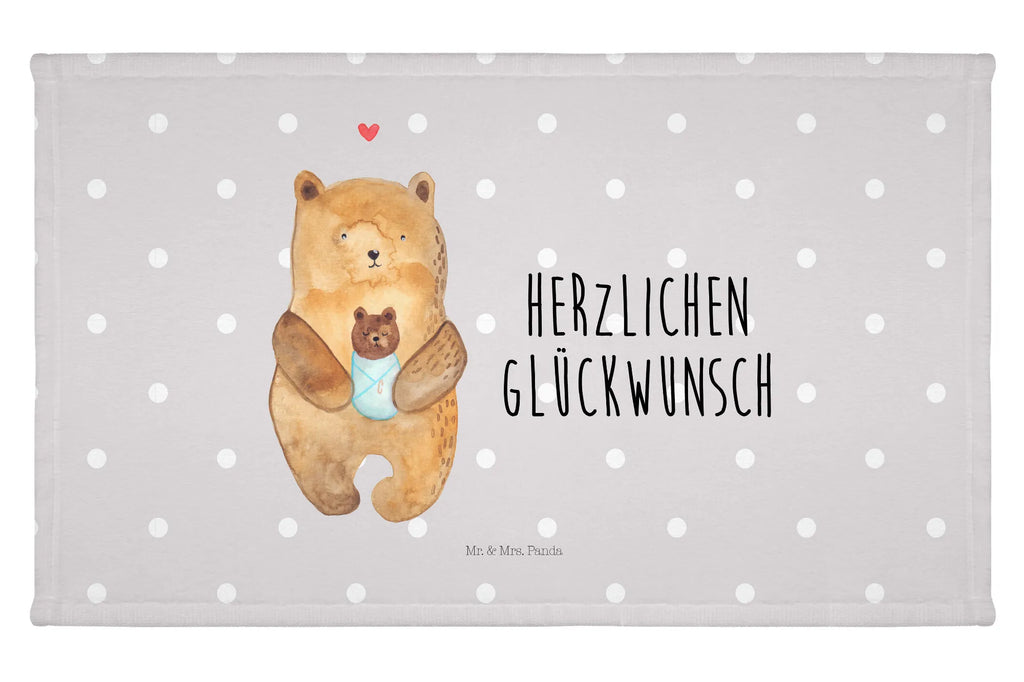 Handtuch Bär Baby Handtuch, Badehandtuch, Badezimmer, Handtücher, groß, Kinder, Baby, Bär, Teddy, Teddybär, Eltern, Mutter, Taufe, Geburt, Nichte, Neffe, Enkel, Enkelin, Täufling, Geburtstag, Glückwunsch