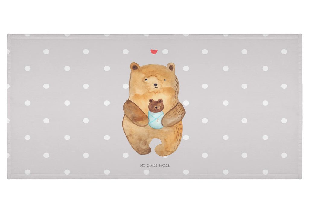 Handtuch Bär Baby Handtuch, Badehandtuch, Badezimmer, Handtücher, groß, Kinder, Baby, Bär, Teddy, Teddybär, Eltern, Mutter, Taufe, Geburt, Nichte, Neffe, Enkel, Enkelin, Täufling, Geburtstag, Glückwunsch