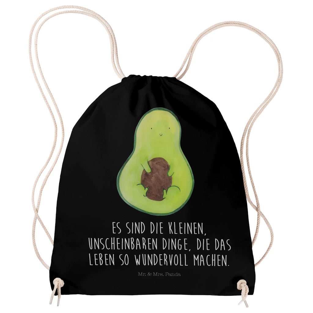 Sportbeutel Avocado mit Kern Sportbeutel, Turnbeutel, Beutel, Sporttasche, Tasche, Stoffbeutel, Sportbeutel Kinder, Gymsack, Beutel Rucksack, Kleine Sporttasche, Sportzubehör, Turnbeutel Baumwolle, Avocado, Veggie, Vegan, Gesund, Avokado, Avocadokern, Kern, Pflanze, Spruch Leben