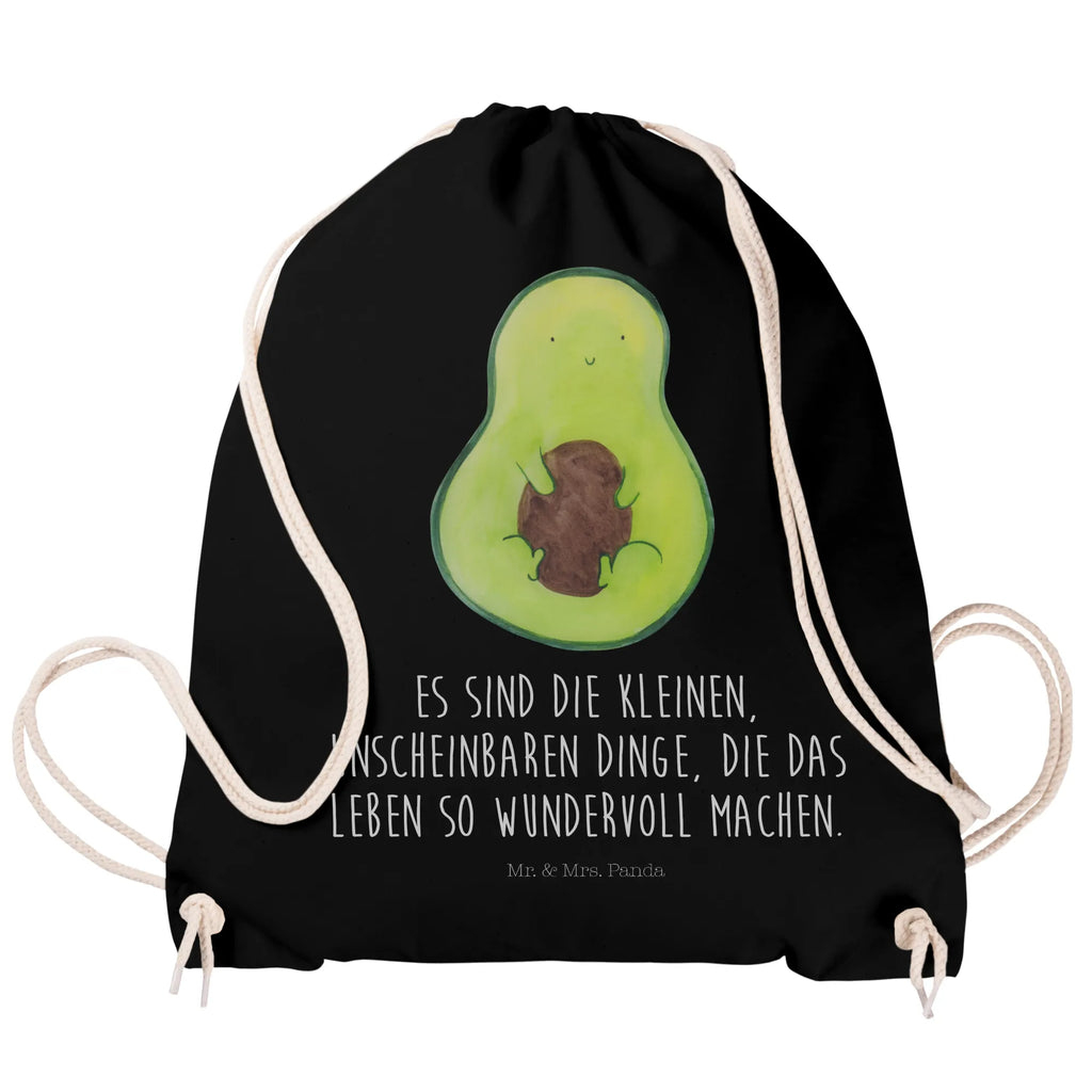 Sportbeutel Avocado mit Kern Sportbeutel, Turnbeutel, Beutel, Sporttasche, Tasche, Stoffbeutel, Sportbeutel Kinder, Gymsack, Beutel Rucksack, Kleine Sporttasche, Sportzubehör, Turnbeutel Baumwolle, Avocado, Veggie, Vegan, Gesund, Avokado, Avocadokern, Kern, Pflanze, Spruch Leben