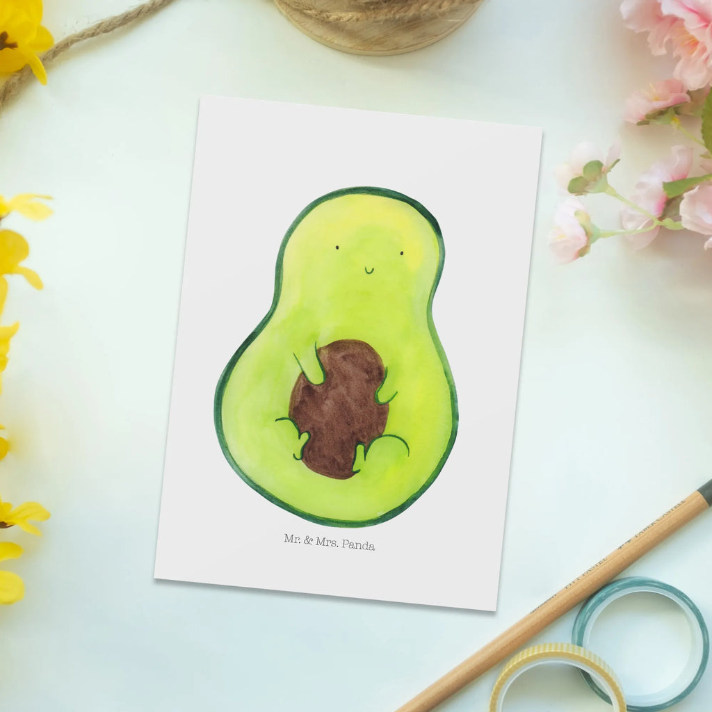 Postkarte Avocado Kern Postkarte, Karte, Geschenkkarte, Grußkarte, Einladung, Ansichtskarte, Geburtstagskarte, Einladungskarte, Dankeskarte, Ansichtskarten, Einladung Geburtstag, Einladungskarten Geburtstag, Avocado, Veggie, Vegan, Gesund, Avokado, Avocadokern, Kern, Pflanze, Spruch Leben